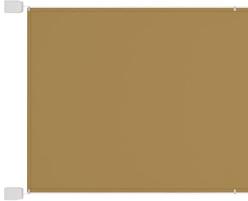 Home & Garden Artikel - Vertikale Markise Beige 140x1000 cm Oxford-Gewebe