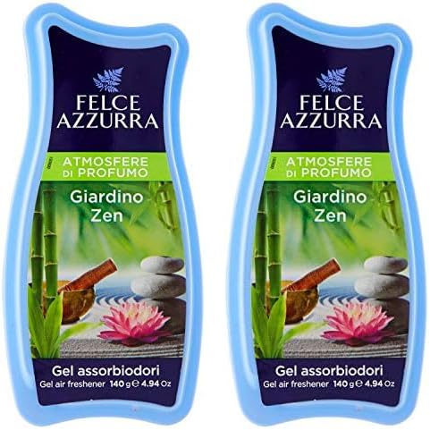 Felce Azzurra Aria di Casa Gel Ambiente Giardino Zen, 140g (Confezione da 2)