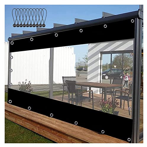 Upgrade your outdoor space with Waterproof PVC Tarpaulin Curtains for Garden Pergola Patio Porch Gazebo Transparent Panels for Weatherproof Partitioning. Ideal for Privacy and Protection.