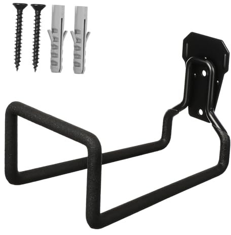 GALPADA Soporte Para Manguera De Jardín Metálico Grande Para Garaje y Jardín, Gancho Resistente De Pared Para Colgar Mangueras, Ahorra Espacio y Soporta Cargas Pesadas