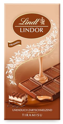 Lindt Schokolade | LINDOR Tiramisu, 100g Tafel, Geschenk