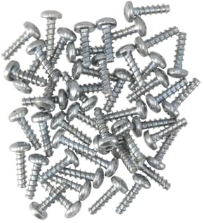 Lantelme 50 Vis à Tête Bombée 3,5 x 12 mm Plastite 45 Torx en Acier Galvanisé pour Plastique