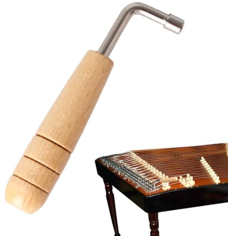 Autoharp-Stimmschlüssel Tragbarer Saiteninstrumente-Tuner | L-förmiger Harfen-Stimmhammer Zubehör für Männer Frauen Mädchen Jugendliche Ehemann, Sohn, Tochter,
