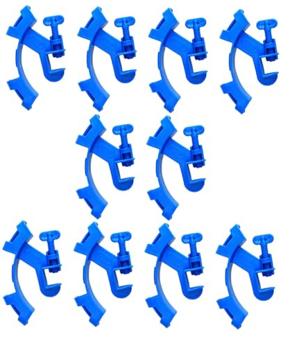 BESPORTBLE 10pcs Fish Tank Water Pipe Holder Clips Aquarium Hose Tube Clamp for Secure Attachment Fits Tubes Up to Diameter Easy Installation Reliable Water Change Pipe Fixing