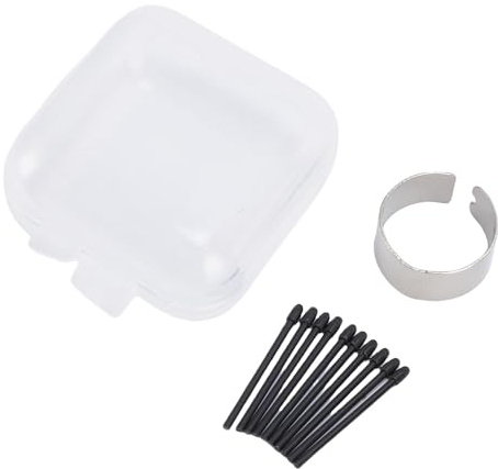 Annadue 10Pcs Black Pen Nib Refill Kit Replacement for PTH 460 PTH 660 860, Pen Nib Set for Drawing Tablet