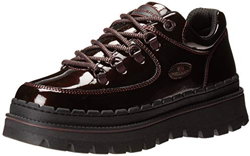 Skechers Jammers-Cool Block Women's Sneaker Boots with Memory Foam, Stivali alla Moda Donna, Borgogna, 37.5 EU