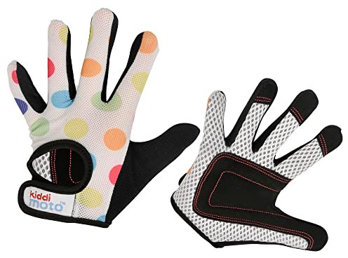 KIDDIMOTO Kinder-Fahrradhandschuhe mit Vollfinger, für Kinder, Fahrrad, Laufrad, Roller und Skateboard (Handschuhe für Mädchen und Jungen), Größe M (4–8 Jahre)
