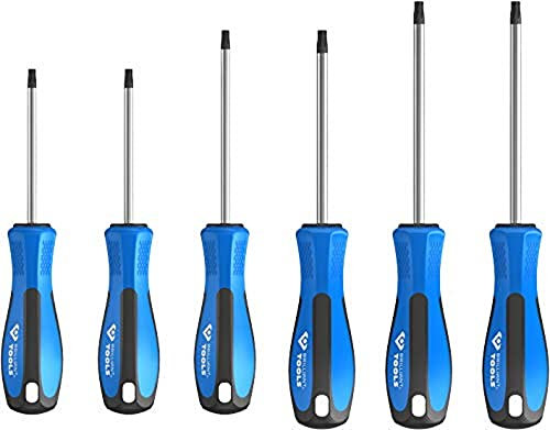 BRILLIANT TOOLS BT031010 Serie giraviti, 6 pz, TORX [Powered by KS TOOLS]