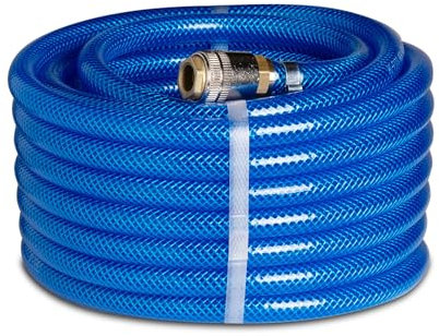 FITT AIR Hose 6mm 10 m Kit - Compressed Air Hose, Ready for Use, with Universal Fittings, Blue