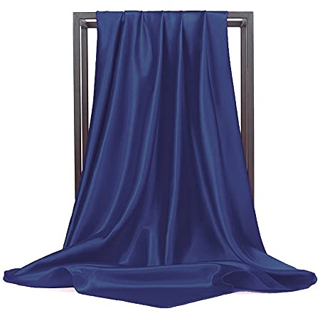 Ecroon SeideSchal Gefühl Schal Halstuch Damen Seidentuch Scarf Bandana Handgelenk Kopftücher