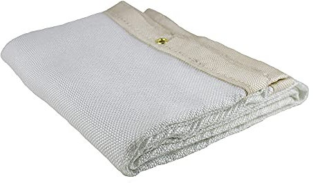 Jackson Safety Welding and Grinding Protective Blanket Uncoated Fiberglass, 1m x 1m 550°C working temp, with grommets for hanging J2711