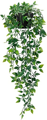 Plante Artificielle Tombante Fausse Plantes Avec Pots de Long Plantes Artificielles Suspendues Extérieure Intérieure Decoration Pour Célébration Cuisine Jardin Bureau