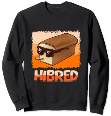Hibred Baking Flour Rolling Pin Cake Smoking Bread Sweatshirt