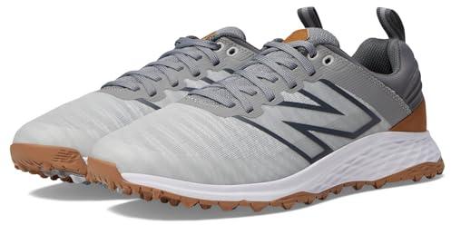 New Balance, Fresh Foam Contend V2, Zapatos de Golf para Hombre, Gris/carbón, 8 Wide
