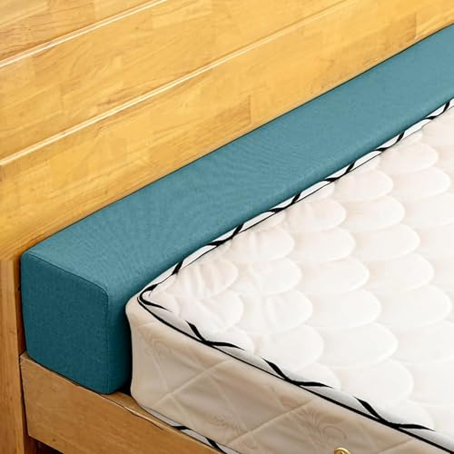 Bed Gap Filler/Mattress Space Filler, Mattress Extender for Twin/Full/Queen/King Bed, Close Gap(0-12) Between Mattress and Headboard or Wall, Stop Losing Your Pillows(Dark Blue-LxWxD-39 * 2 * 12in)