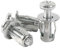 jiuxinyun 15 pz M4 M5 M6 M8 Petalo Rivetti Dado Martinetti Dadi Auto Vite di Metallo for Parete Cava Ferro Pelle Petalo Dado lanterna di espansione(15pcs M8)