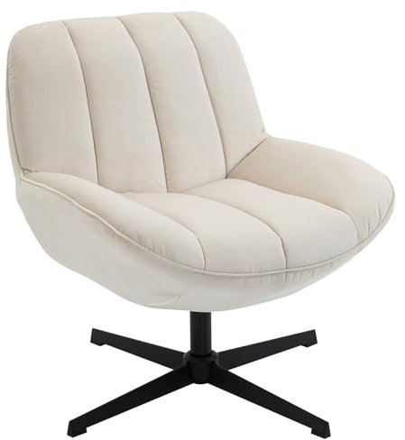 IDIMEX Polstersessel TINOS aus samtigem Velour-Bezug in beige, Besuchersessel im modernen Stil, Wohnzimmersessel mit Metallgestell in Schwarz