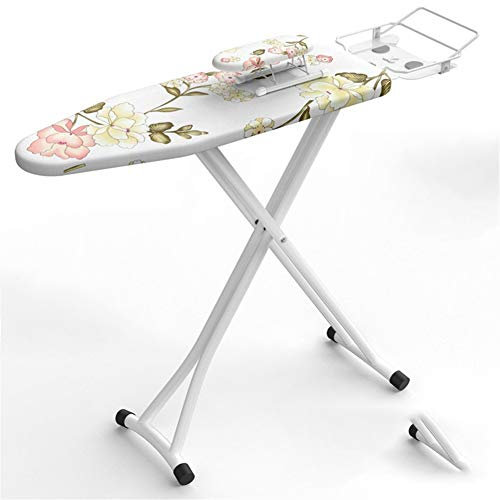 ASHILD Herramienta de Limpieza Estante de Planchado de Malla de Acero, Tabla de Planchar Resistente a Altas temperaturas Ajustable Lavandería Tienda de Ropa de Mujer Estante de Hierro