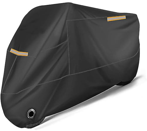 QSLLLY Motorradabdeckung für Piaggio Vespa GTS 300 GTS300 2019-2024,Motorrad Schutzhülle Staubdichte Abdeckung Motorradplane Wasserdicht UV Beständiges Outdoor Zubehör,XL