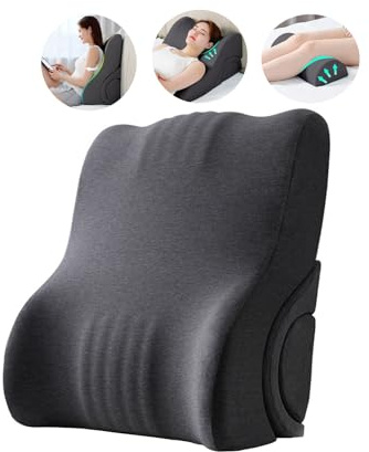 LYXBOFC Multifunktional keilkissen Bett,lesekissen für Bett,Venenkissen zum Beine hochlagern,für Rückenunterstützung beim Entspannen,Lesen oder Fernsehen (schwarz)