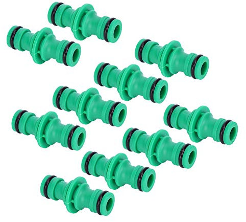 10 connettori rapidi dritti per irrigazione da giardino, resistenti per giardinaggio domestico, orticoltura, kit di riparazione per tubi in plastica, vari rapidi