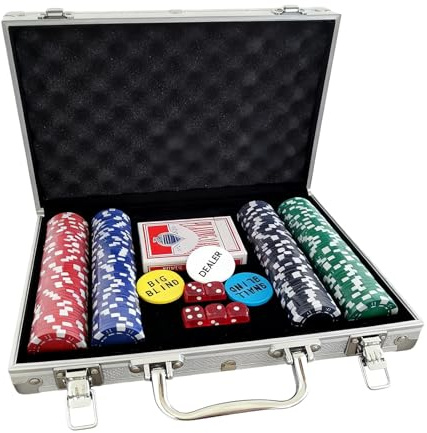 Pokerset Med Väska Valörfri För Festspelare Och Spelentusiaster