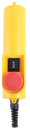 IMCCZONY Interruptor de Control de Grúa, de Polipasto Eléctrico - Impermeable a la Lluvia con Botón Pulsador De Parada De Emergencia