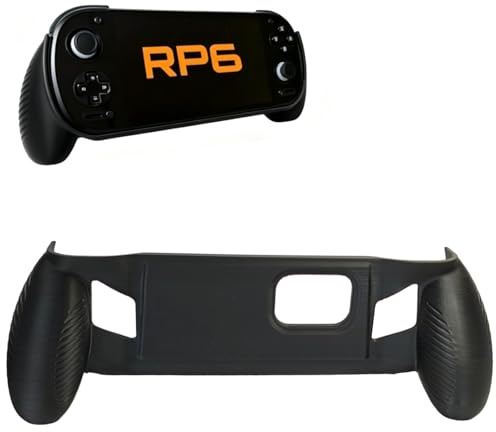 Genérico Mango de agarre portátil impreso en 3D para Retroid Pocket 6 la consola. Mango de sujeción con diseño ergonómico y accesorio antideslizante para mandos