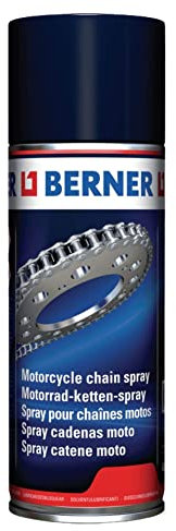 Berner Grasso Spray per Catena Moto Trasparente 400 ML LUBRIFICANTE PULITORE