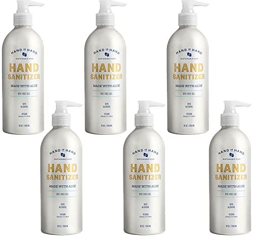 Hand in Hand Cleanser, Soothing Aloe Vera, 10 Fl Oz, Grapefruit Scented, 6 Pack