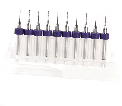 0,1 1 Mm Fräser Bohrer 1 Mm Wolframstahl, Weißer Stahl, Zufällige Leiterplatte, Leiterplatte, Hartmetall, Mikrobohrer, Werkzeug-Set (0,1 Mm) (0,5 mm)