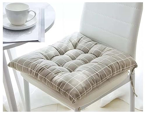 Cojines Sillas Cocina, 40x40cm/50x50cm Suave Antideslizante Cojín , Cojín Silla Oficina Lavable，para Interior y Exterior, Jardín, Cocina, Comedor, Patio ( Color : #6 , Size : 45x45cm/17.7x17.7in )