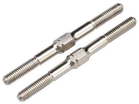 Yokomo SD-TB39NA 1.5 inches (39 mm) Turnbuckle (Nickel) Opposite Side 0.2 inches (4 mm) Hard Steel