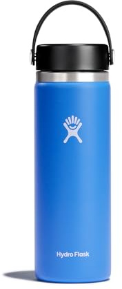 Hydro Flask - Water Bottle 591 ml (20 oz) - Vacuum Insulated Stainless Steel Water Bottle with Leak Proof Flex Cap and Powder Coat - BPA-Free - Wide Mouth - Cascade