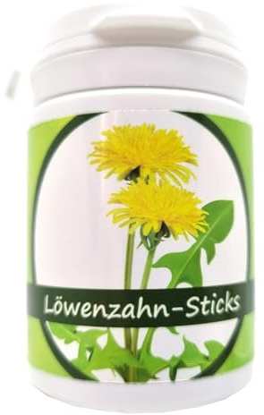 50g Futter Sticks (Löwenzahn) für Garnelen in Schraubdose/Welse, Krebse, Schnecken, Pellets