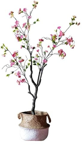 RUTAVM Kunstbaum Künstliche Pflanzen Künstlicher Kirschblüten-Blumenbaum, künstlicher Baum, 1,1 m, künstliche Pflanze for Wohnzimmer, Zuhause, künstlicher Baum for Dekorieren Kunstpflanze