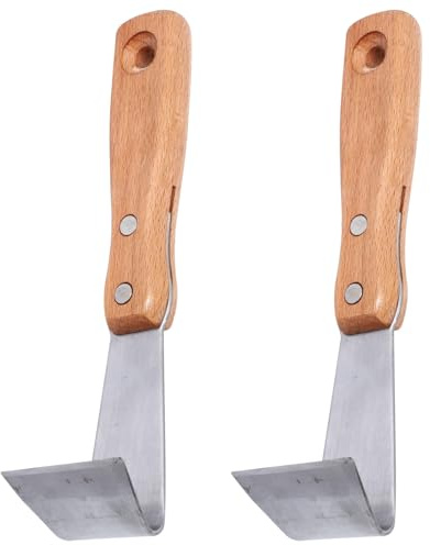 DOITOOL 2stücke Rindenschaber Für Obstbäume Baumrinden Schaeler Mit Rutschfestem Holzgriff Mehrzweck-rindenmesser Zum Schneiden Und Trimmen Für Gartenarbeit Und Landschaftsbau