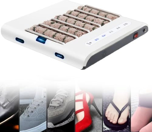 Hydravex Machine de Nettoyage de Semelles Rechargeable, cireuse de Chaussures à Induction Automatique 2600 mAh, cireuse de Chaussures électrique pour Centre de Vente de Hall d'entrée d'hôtel