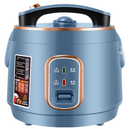 Vecchio stile Cuociriso Ad Alta capacità Con Vaporiera, Uso Domestico 2-5 Litri Un Pulsante for Cuocere E Mantenere In Caldo Funzione, for Zuppe, Stufati, Cereali E Farina D'avena(4L-700W)