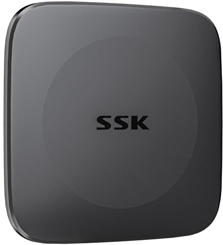SSK Portable Externe SSD 512GB,bis zu 550MB/s,Externe Festplatte mit Typ C zu USB C/A Kabel,Schnelle Solid State Drives USB 3.2 GEN2 Externer Speicher für iPhone 15/Android/Windows/Tablet/Mac/Xbox