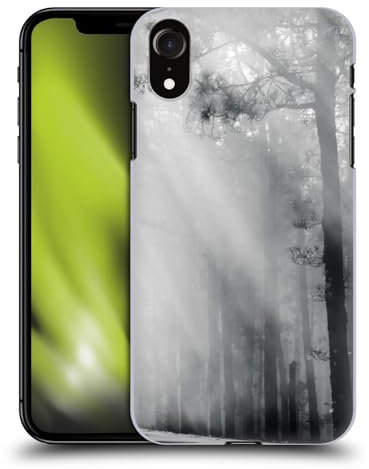 Head Case Designs sous Licence Officielle Dorit Fuhg Bois Brumeux Monotones Coque Dure pour l'arrière Compatible avec Apple iPhone XR