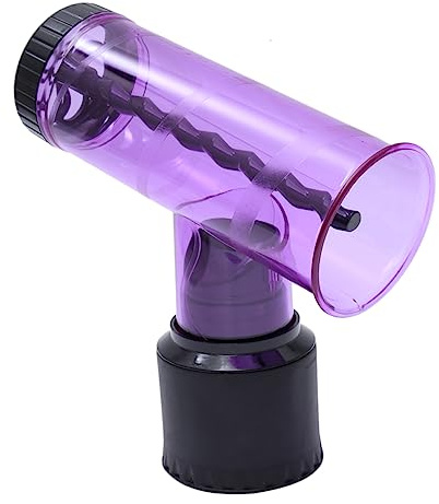 Violetter Haartrocknerdiffusor für Locken, Pc, Verstellbare Luftführung | 4, 2 bis 6cm Auslass, Gleichmäßige Luftverteilung, Weniger Frizz, Heimfriseursalon Zufällige Farbe