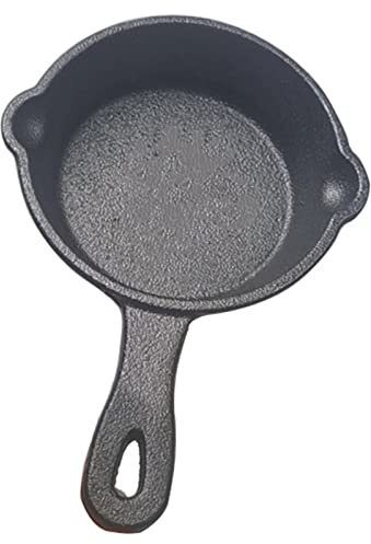 Sartenes antiadherentes de 8,5 cm, para crepé, tortillas, de hierro fundido para inducción, no tóxicas