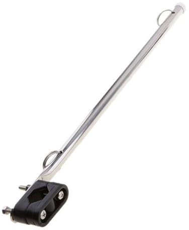 GKYQVE Binari in acciaio inox montati Pali Base Brillante Finitura Lucida Bandiere Pali Staff Bandiere Pali Base Per Barche Yacht Pontoon