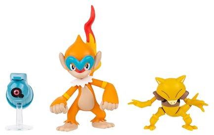 Pokémon PKW4092 Battle Figure Set - Juego de Figuras de Tanhel, Abra y Panpyro