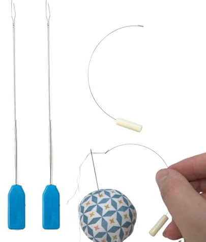 Red De Aguja De La Destacado - Herramienta De Inserción De Gancho De Looper De Sobrebloquear, Tiro De Rosca De La Máquina De Coser | Conjunto De Hilos Compactos Para La Alimentación Para Ayuda De