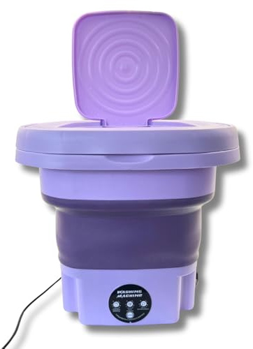 3 PAGEN® tragbare Waschmaschine 9 Liter – einfache Handhabung – platzsparend verstaubar – ideal für kleine Wohnungen oder Unterwegs – für 2 kg Wäsche – wasser-& energiesparend - camping-Waschmaschine