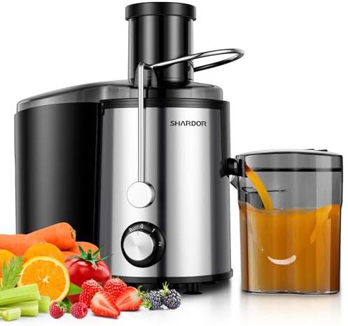 Juicer Machines, 800W Juicers with 3 Speed Control for Fruit and Vegetables,Higher Juice Yield Extractor Machine, Stainless Steel Centrifugal Juicers