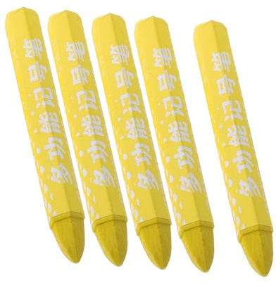 Healifty 5 piezas Marcador de Neumáticos Crayón de Cera Rotulador para Reparación Rápida Coches Bicicletas y Motos Diseño Fácil de Usar y Señalización Precisa