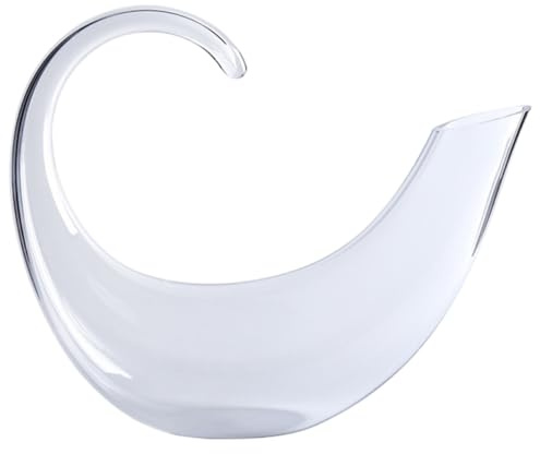 Sosoport Decanter Cristallo per Vino Rosso con Design Elegante e Stabile Caraffa Raffinata per Casa e Ristorante Facilmente Pulibile e Confortevole al Tocco